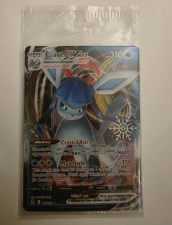 Pokemon TCG Glaceon VMAX 041/203 Holiday Calendar Holo Ultra Rare - SEALED - Image 1