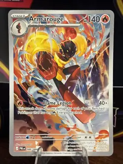 Armarouge 086/084 Illustration Rare IR Pokemon Pitch Black - NM English - Image 1