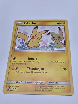 Pokemon Pikachu SM162 Promo Holo Basic HP 60 Saya Tsuruta 2019 - Image 2