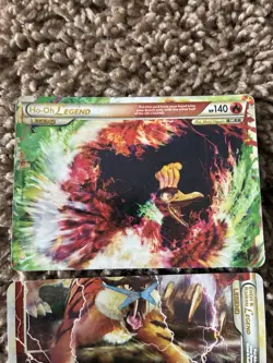 Pokemon TCG Ho-Oh LEGEND 111/123 Entei & Raikou 91/95 Rayquaza & Deoxys 90/90 - Image 2