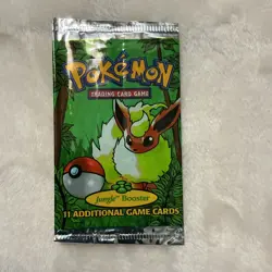 Pokemon Jungle Booster Packs 3 EMPTY Flareon Scyther Wigglytuff - Image 3