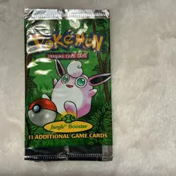 Pokemon Jungle Booster Packs 3 EMPTY Flareon Scyther Wigglytuff - Image 4