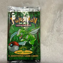Pokemon Jungle Booster Packs 3 EMPTY Flareon Scyther Wigglytuff - Image 5