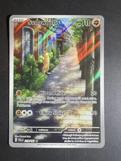 Sudowoodo 219/193 Illustration Rare Paldea Evolved Pokemon Near Mint - Image 1