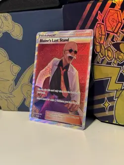 Blaine's Last Stand 69/70 Ultra Rare Dragon Majesty Pokemon Near Mint - Image 2