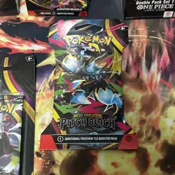 Pokemon Pitch Black Etb Booster Bundle Triple Pk Single Pk Sleeve Pk Lot - Image 4