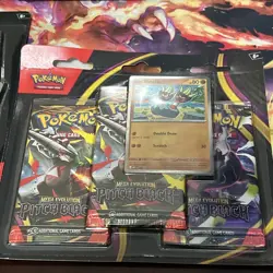Pokemon Pitch Black Etb Booster Bundle Triple Pk Single Pk Sleeve Pk Lot - Image 5