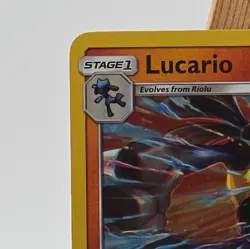 Pokemon TCG 2017 SM Black Star Promos Lucario Holo SM54 - Image 4