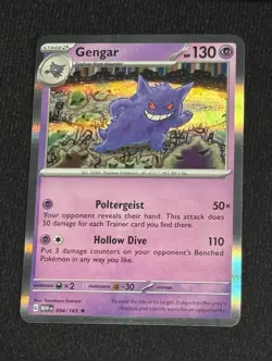 Gengar 094/165 Holo SV 151 Pokemon English - Image 1