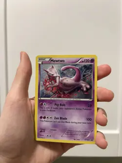 Mewtwo (Cosmos Holo) Holo Pokemon XY Black Star Promo #XY101 HP - Image 1
