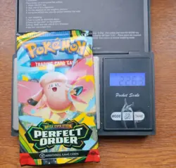 Pokemon Tcg Mega Evolution Perfect Order Heavy 22.63g Booster Pack New Sealed - Image 1