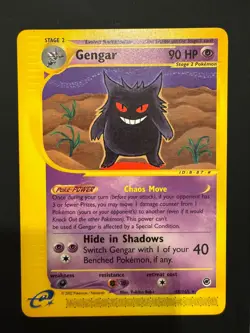 Gengar 48/165 Pokemon TCG Expedition Non Holo Rare LP - Image 1