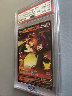 Lances Charizard v SWSH133 PSA 10 Celebrations Collection Box Pokemon Promo - Image 4
