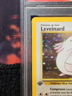Chansey / Leveinard #3 Holo PSA 6 French 1st Edition 1999 Pokemon Base Set #2609 - Image 4