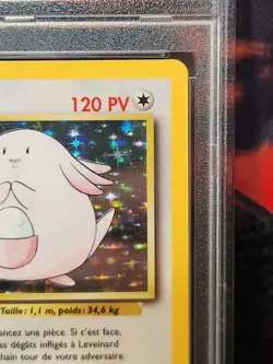 Chansey / Leveinard #3 Holo PSA 6 French 1st Edition 1999 Pokemon Base Set #2609 - Image 5