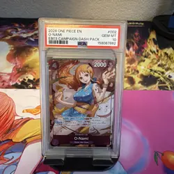 One Piece English O-Nami ST18-002 PSA 10 Promo Heroines Campaign Dash Pack - Image 4