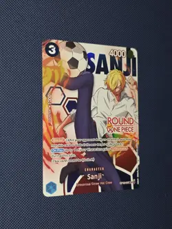Round 1 Sanji English One Piece Promo OP15-047 In Hand! - Image 2
