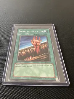 Bazoo The Soul Eater/Fissure DB1 EN117 Misprint Error Rare Yu-Gi-Oh Card - Image 3