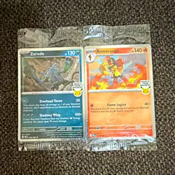 Pokemon TCG Promo Holo 2-Card Lot Zarude 056/084 Armarouge 012/084 - Image 1