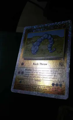 Pokemon Card Legendary Collection 84 Onix Reverse Holo Common Fireworks 2002 LP - Image 4