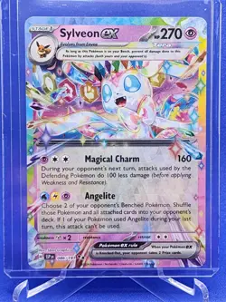 Sylveon ex - 086/191 - Surging Sparks - Double Rare Tera Pokemon Card - Image 1
