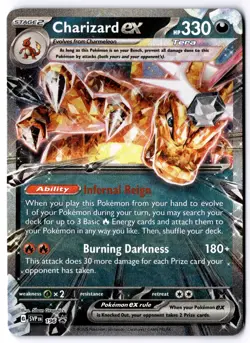 Charizard ex 196 SV: Scarlet & Violet Promo Cards Promo Holo NM - Image 1