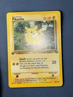 Pikachu #60 / 64 1st Edition Jungle -MP 1999 TCG WOTC 0151 TRADING CARD TCG - Image 2