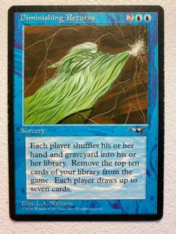 MTG 1x Diminishing Returns Alliances Premodern Magic the Gathering Card x1 HP - Image 1