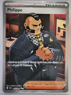 Philippe Trainer 110/086 Chaos Rising Ultra Rare Pokemon TCG Card NM - Image 1