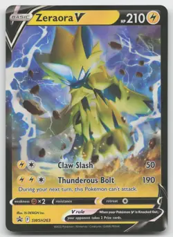 Zeraora V Promo Holo SWSH: Sword & Shield Promo Cards SWSH263 NM - Image 1