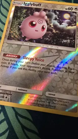 Igglybuff 168/236 Reverse Holo Pokemon 2019 Cosmic Eclipse - NM Pokemon Card - Image 3
