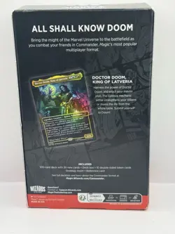 2026 Magic The Gathering Marvel Super Heroes Doom Prevails Commander Deck - Image 3