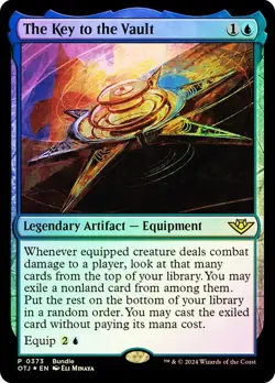 Foil The Key to the Vault (Promo) [Outlaws of Thunder Junction] MTG - Image 1