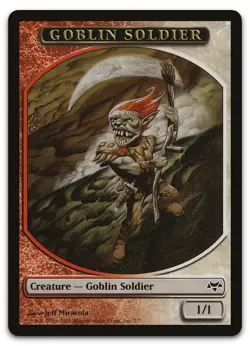 Goblin Soldier Token #7 (NM) Eventide EVE Magic MTG - Image 1