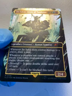 MTG 1x RAINBOW FOIL Jin Sakai, Ghost of Tactician # 2226 Secret Lair Magic x1 NM - Image 3