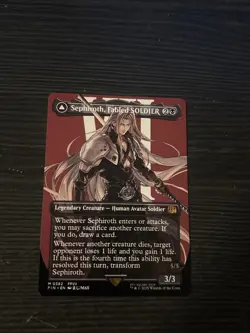 Sephiroth, Fabled SOLDIER (0382) (Borderless) Final Fantasy Regular - Image 1