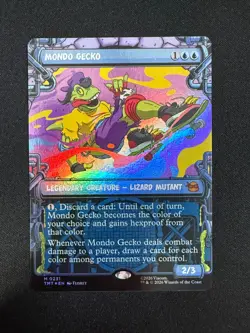 Mondo Gecko (SHOWCASE FOIL) - TMNT (Magic) NM - Image 1