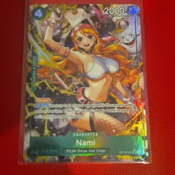 Bandai One Piece Card Game Nami OP14-031 SR Foil Character 2000 Cost 4 - Image 1