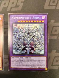 Yugioh Hyperinvoked Aeon & Aleister the Reminiscent cori-en015 Secret Lot/2 - Image 2