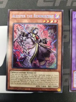 Yugioh Hyperinvoked Aeon & Aleister the Reminiscent cori-en015 Secret Lot/2 - Image 3
