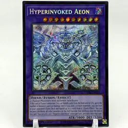 Hyperinvoked Aeon CORI-EN033 Secret Rare 1st Edition Yugioh! - Image 1