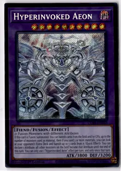 CORI-EN033 Hyperinvoked Aeon Secret Rare 1st Edition YuGiOh - Image 1