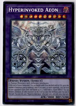 CORI-EN033 Hyperinvoked Aeon Secret Rare 1st Edition YuGiOh - Image 1
