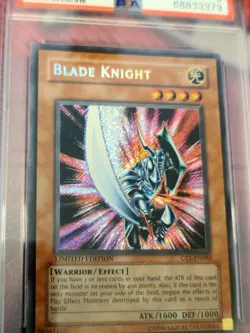2004 Yu-Gi-Oh! Ltd. Edition Blade Knight CT1-EN002 Promo PSA 9 MINT - Image 3