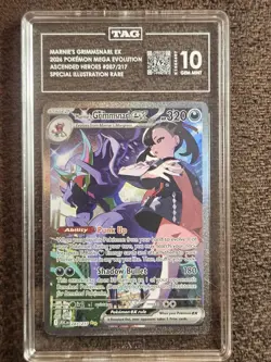 TAG 10 Marnie's Grimmsnarl ex 287/217 SIR Ascended Heroes English Foil 2026 - Image 1
