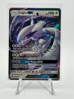 Pokemon TCG Lugia GX 159/214 Sm-Lost Thunder Holo MINT - Image 1