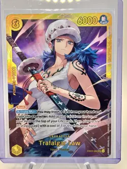 Trafalgar Law EB03-062 SEC Extra Booster Heroines Edition One Piece ENGLISH - Image 1