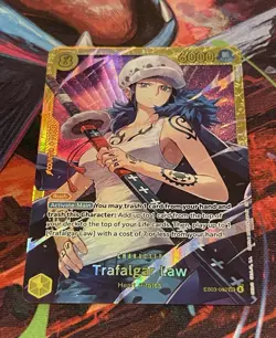 Bandai Trafalgar Law EB03-062 Super Rare Foil Full Art English 6000 3 - Image 1