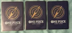 ROUND1 X One Piece Franky,Jinbe, and Brook English Promo Card Near Mint NM - Image 2