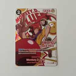 Bandai One Piece Card Game ROUND 1 Promo Pack English 1 Card Monkey D. Luffy - Image 2